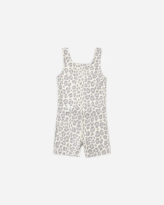 Rylee and Cru Malibu Bodysuit - Blue Leopard