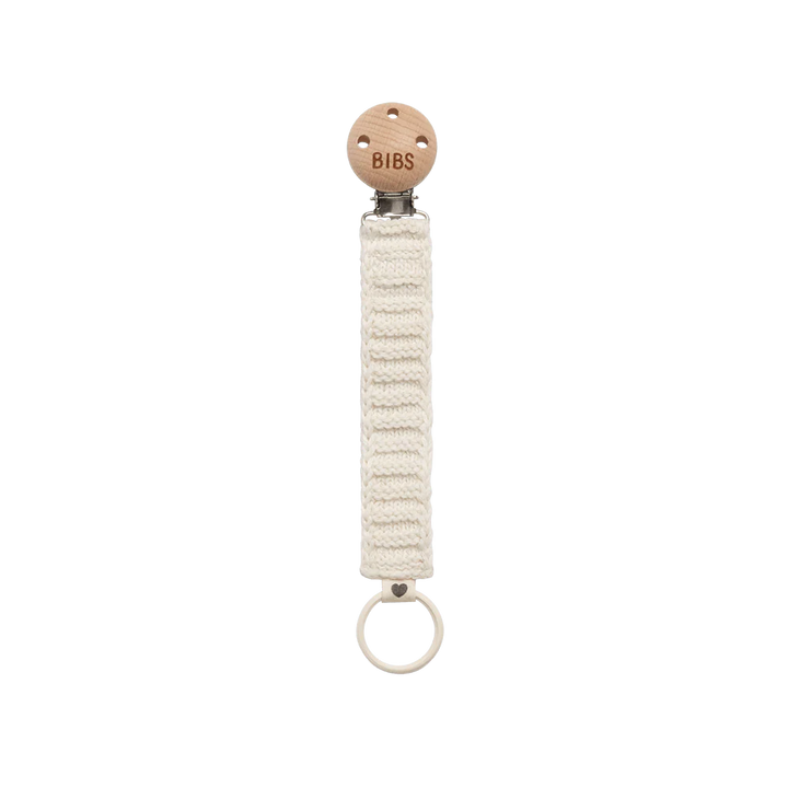 BIBS Knitted pacifier Clip