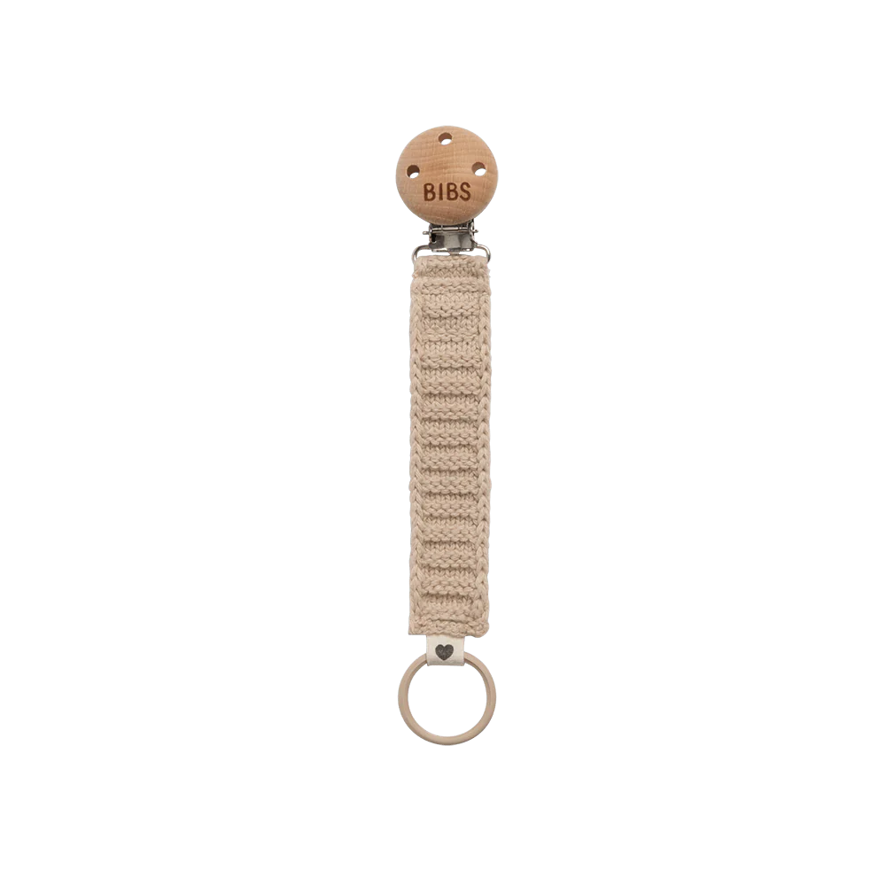 BIBS Knitted pacifier Clip