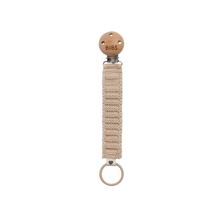 BIBS Knitted pacifier Clip