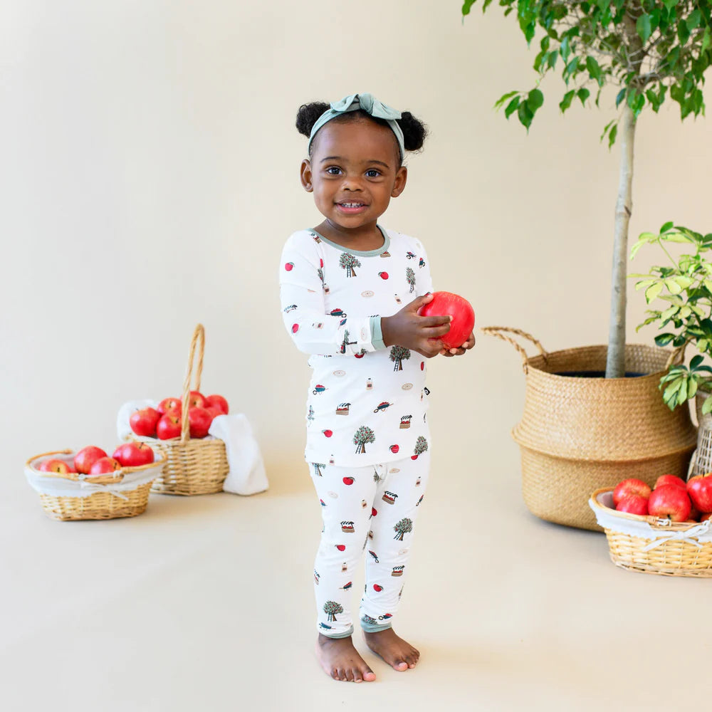 Kyte Baby Long Sleeve Pajama Set - Apple Orchard Kyte Baby Long Sleeve Pajama Set - Apple Orchard