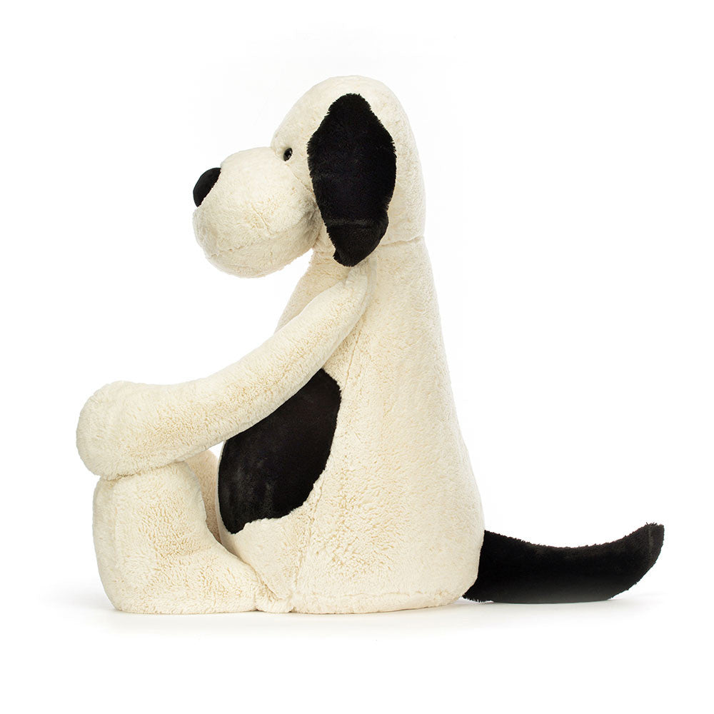 Jellycat Bashful Black & Cream Puppy (Gigantic)
