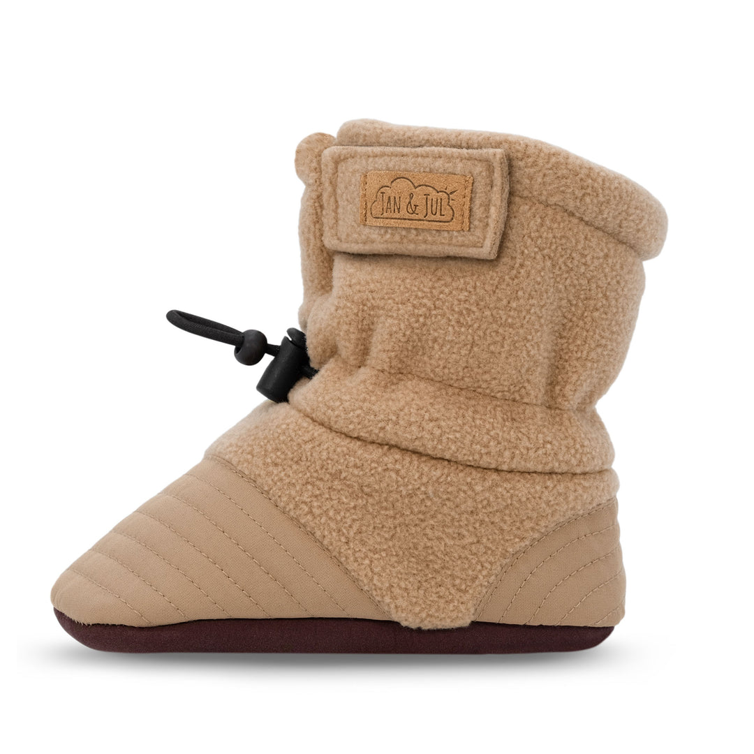 Jan &amp; Jul Stay-Put Cozy Booties - Soft Brown