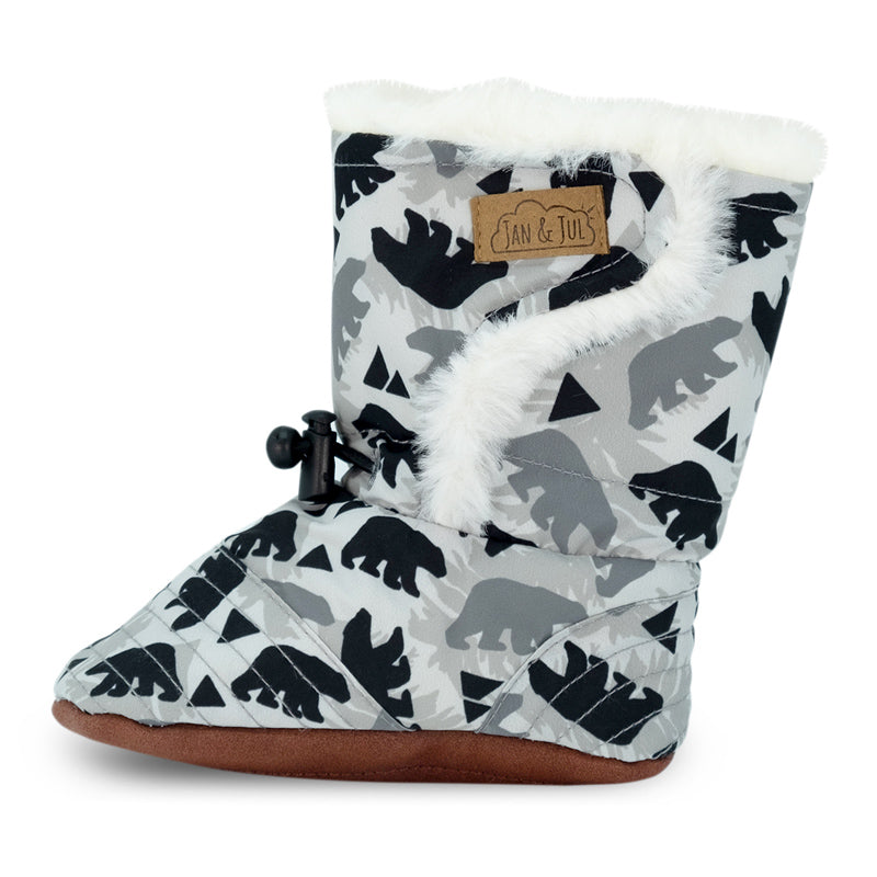 Jan &amp; Jul Stay-Put Winter Booties - Bear