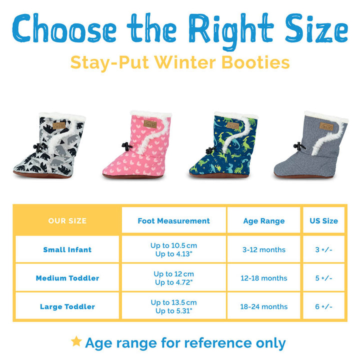 Jan &amp; Jul Stay-Put Winter Booties - Black