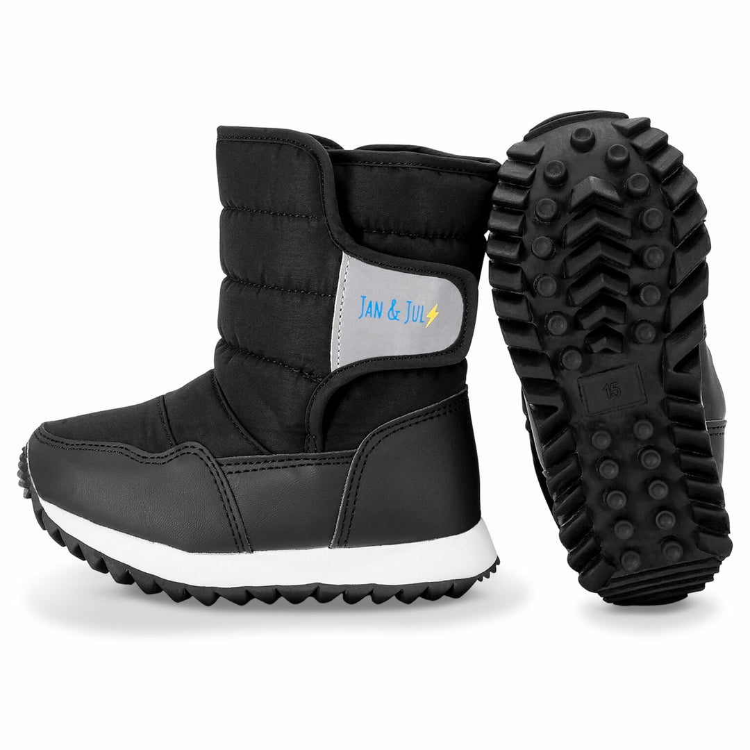 Jan &amp; Jul Tall Puffy Winter Boots - Black