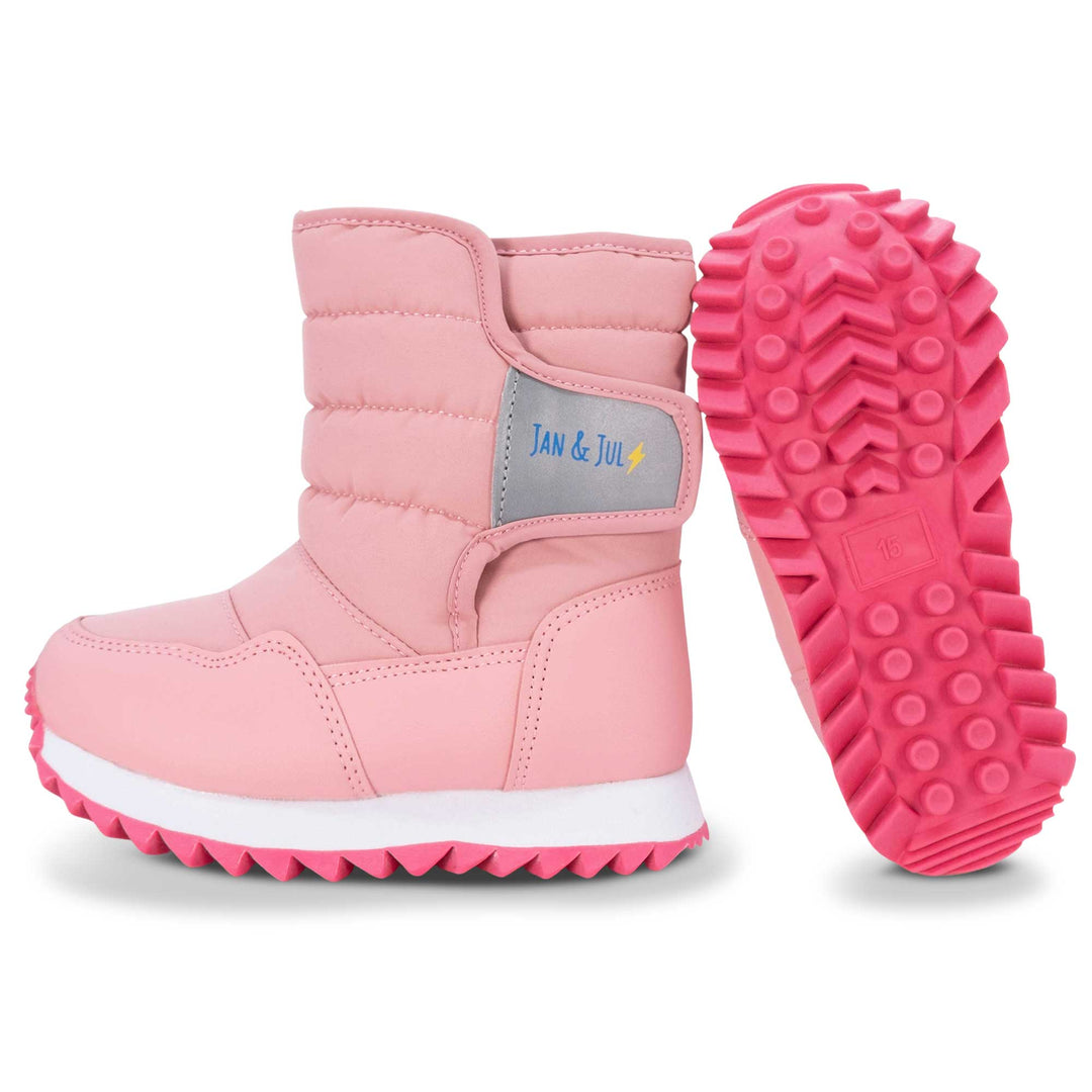 Jan &amp; Jul Tall Puffy Winter Boots - Dusty Pink