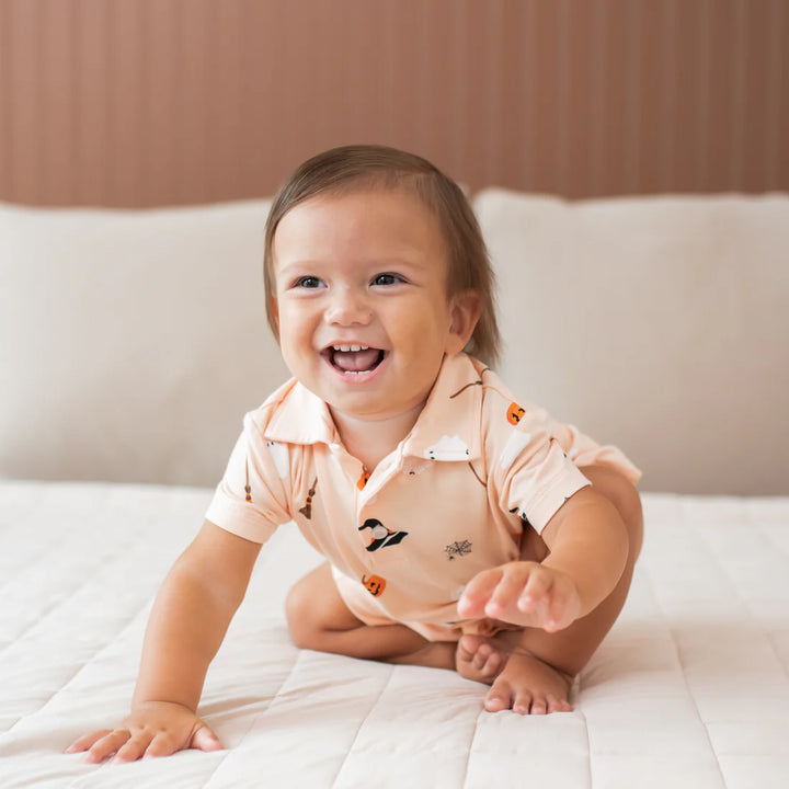 Kyte Baby Short Sleeve Polo - Bewitched