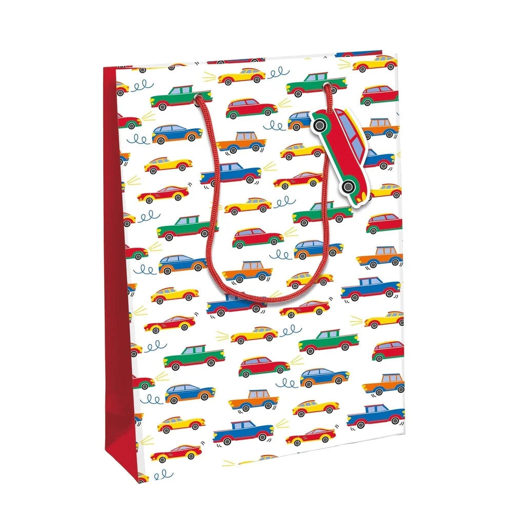 Claire Fontaine Eurowrap Gift Bag - Medium - Cars