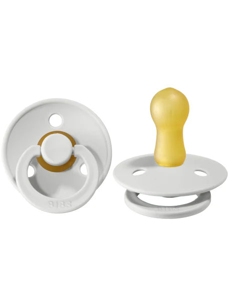 BIBS Round Colour Pacifiers - Size 2 (6-18m)