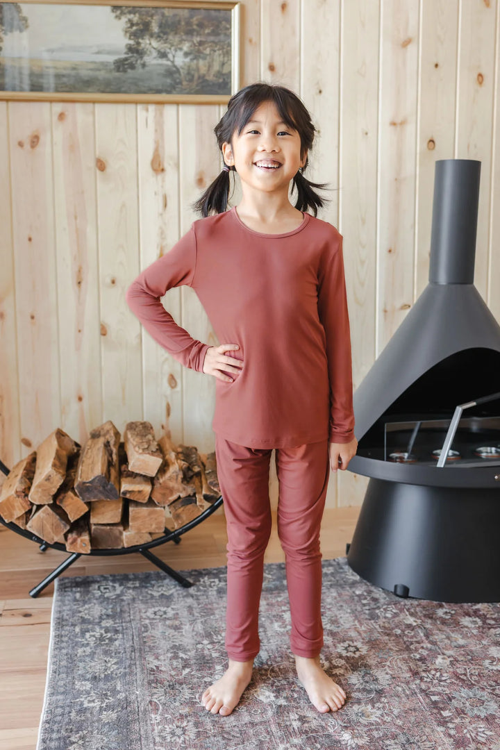 Kyte Baby Long Sleeve Toddler Pajama Set - Ember