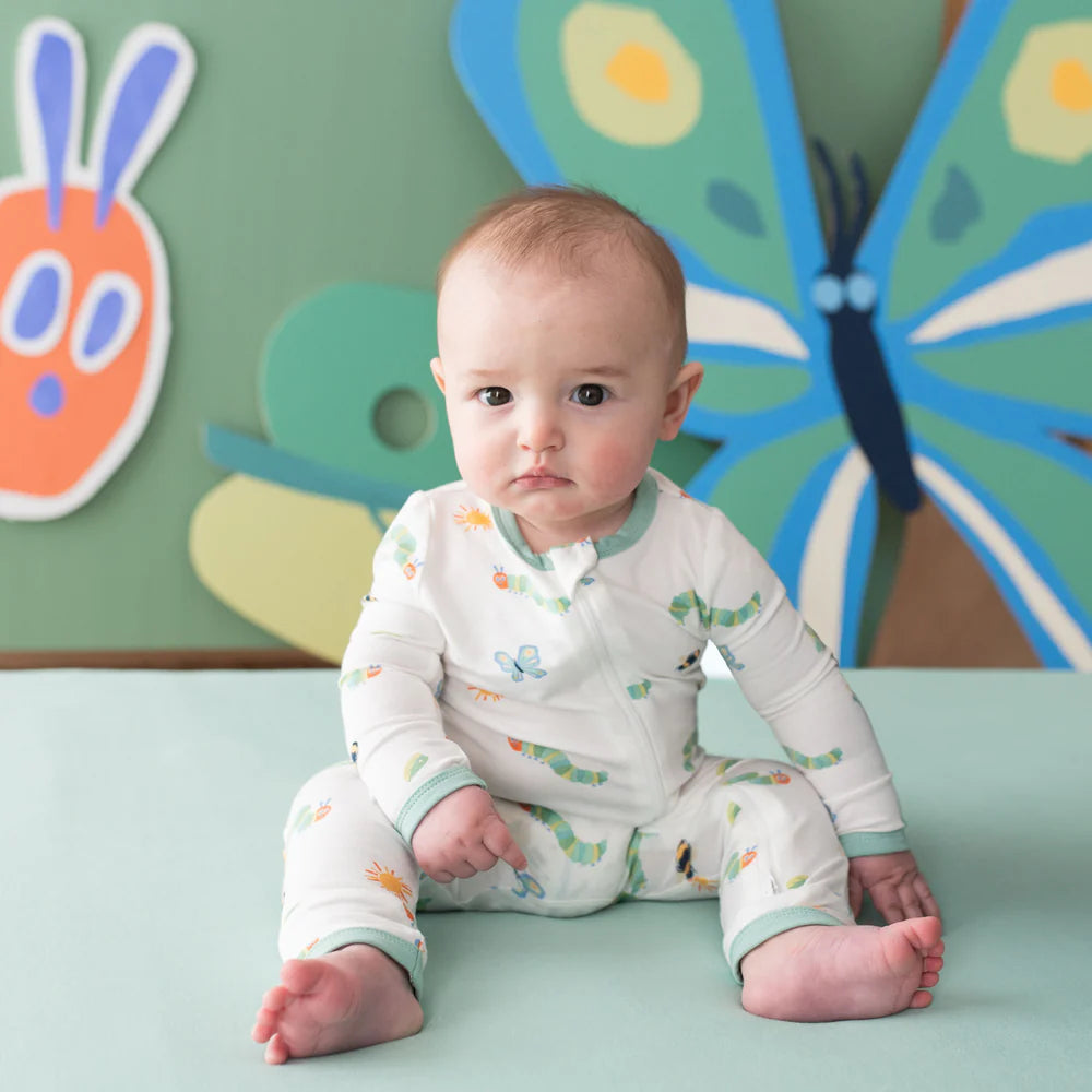 Kyte Baby Zippered Romper - The Very Hungry Caterpillar Kyte Baby Zippered Romper - The Very Hungry Caterpillar