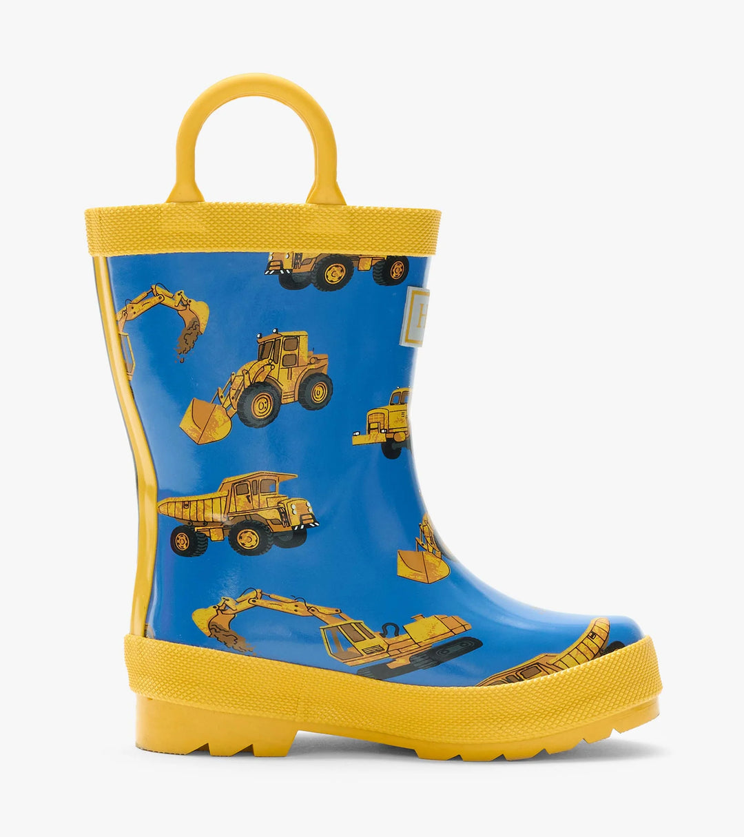 Hatley Rain Boots With Handles - Construction Trucks