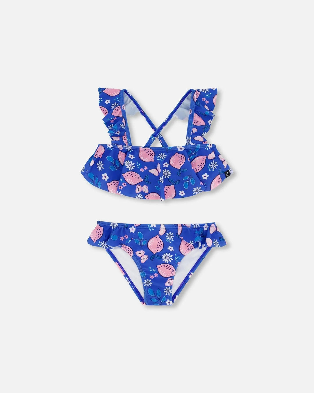 Deux Par Deux Two Piece Swimsuit - Printed Lemon Deux Par Deux Two Piece Swimsuit - Printed Lemon