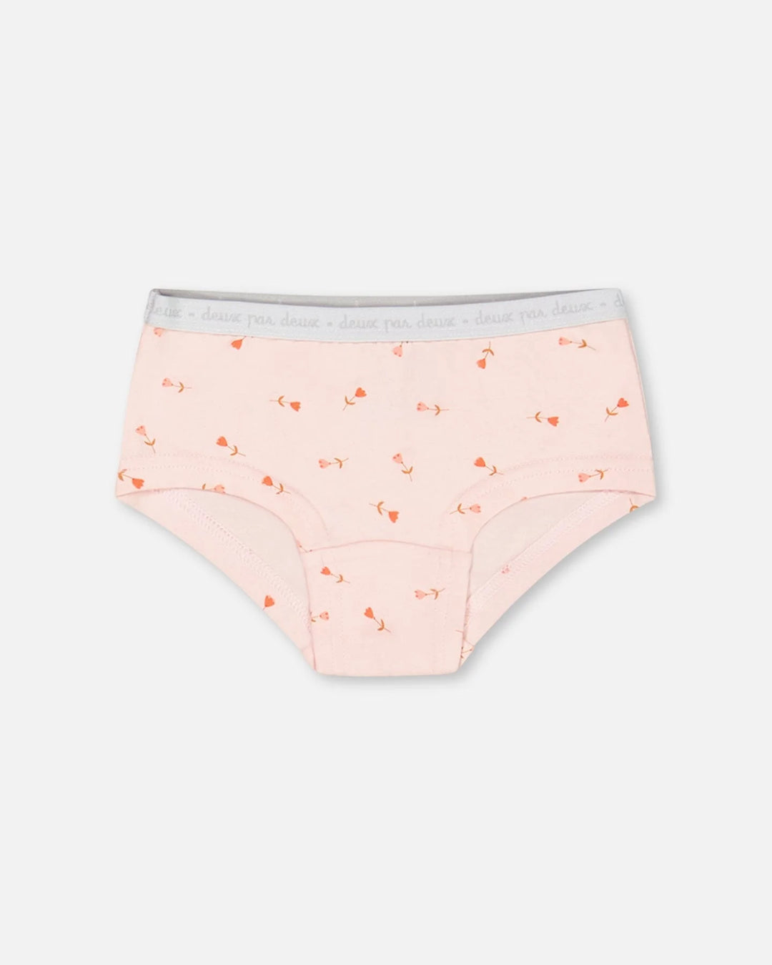 Deux Par Deux Print Boyshort Pantie - Tulips