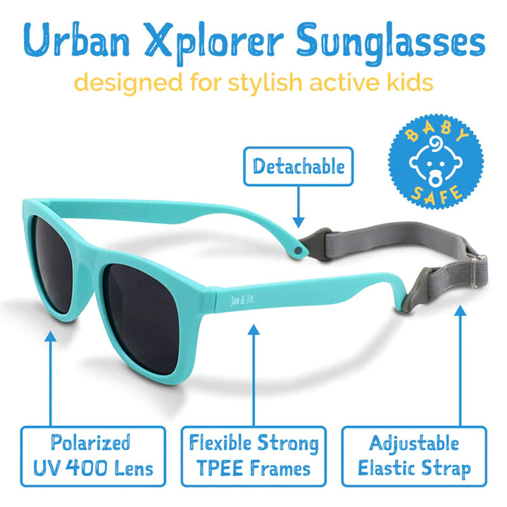 Jan &amp; Jul Kids Urban Xplorer Sunglasses - Navy Aurora