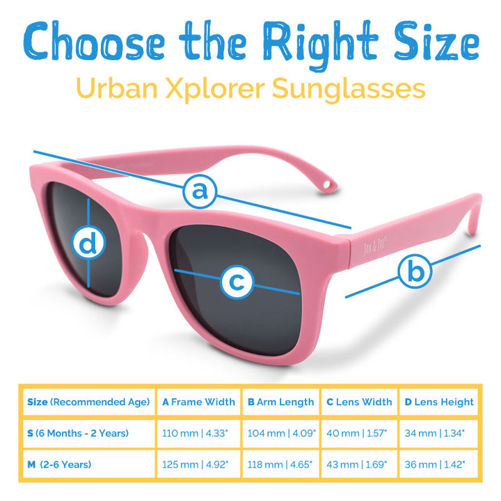 Jan &amp; Jul Kids Urban Xplorer Sunglasses - Peachy Pink Aurora