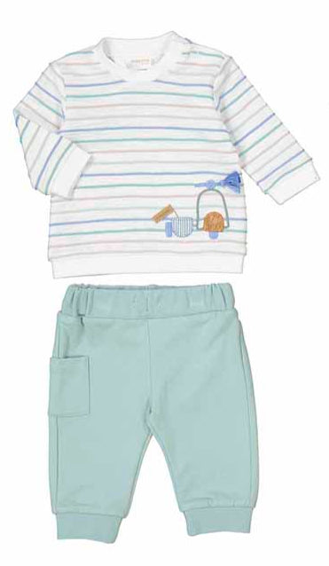 Mayoral 2pc set - Moon Muffi Striped Bear Mayoral 2pc set - Moon Muffi Striped Bear