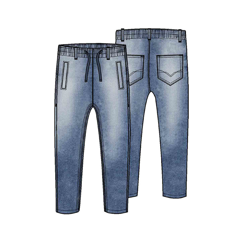 Mayoral Soft Denim Jogger Pants