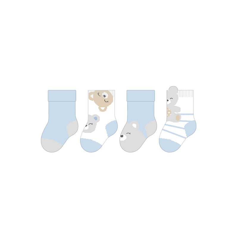 Mayoral 4pc Sock Set - Sky