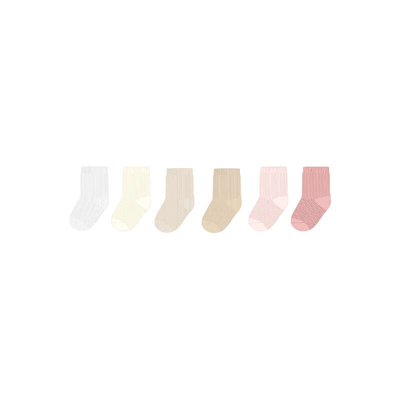 Mayoral 6 Pairs Sock Set - Rose
