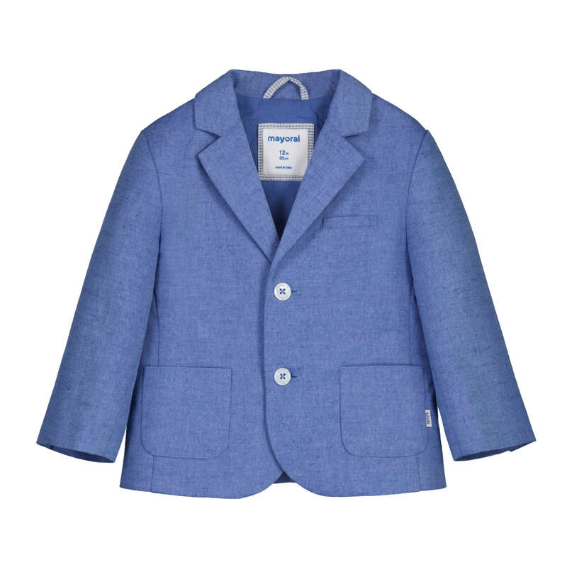 Mayoral Baby Knit Blazer - Capri Blue