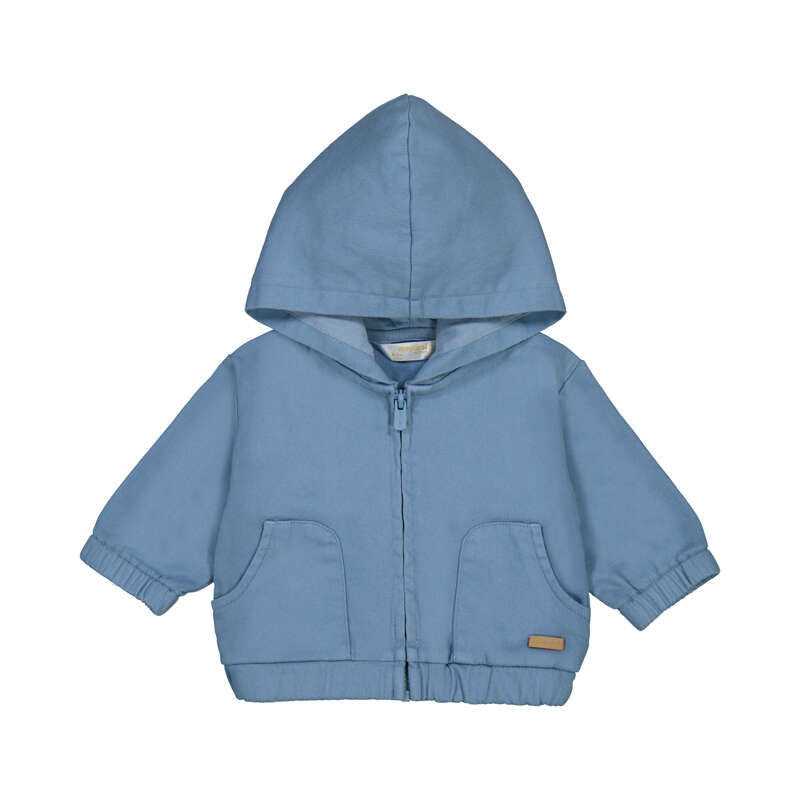 Mayoral Newborn Zip-up Hoddie - Waves