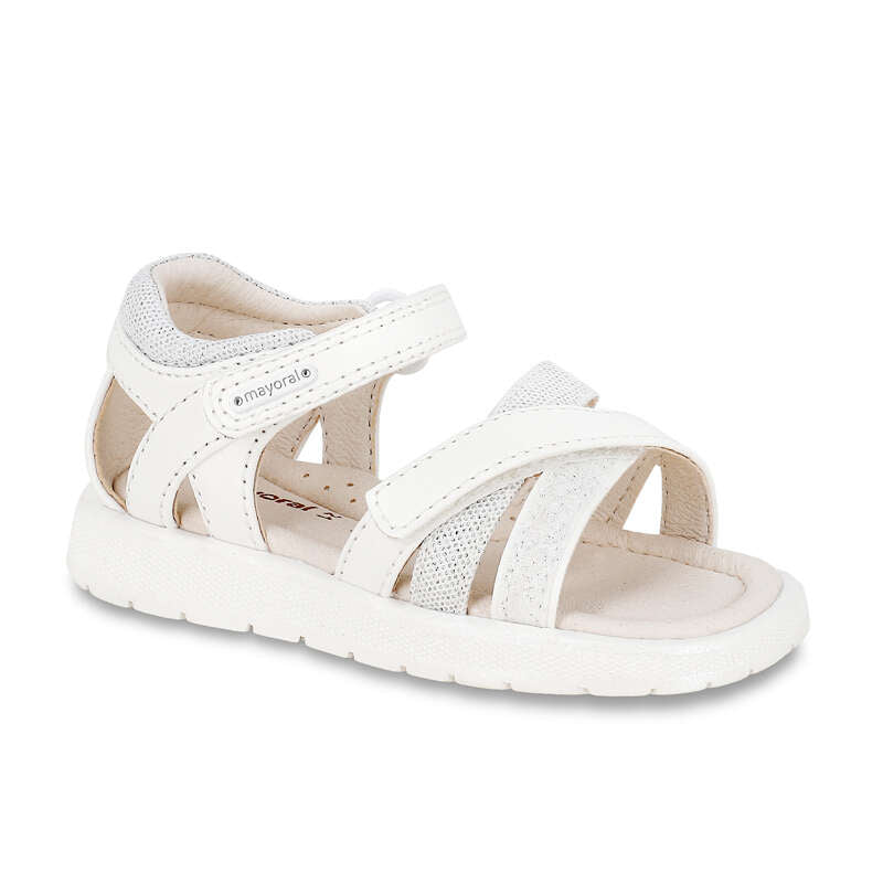 Mayoral Girls Sandals - White