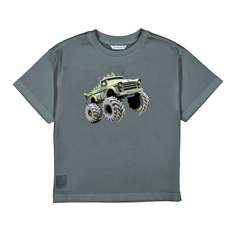 Mayoral Graphic T-Shirt - Lead/Trucks