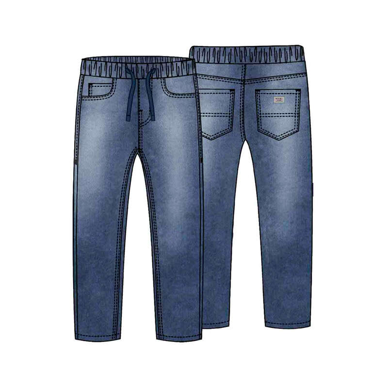 Mayoral Soft Denim Jogger Pants - Dark