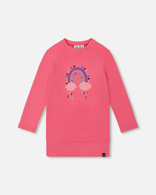 Deux Par Deux Embroidered Tunic - Azalea Pink