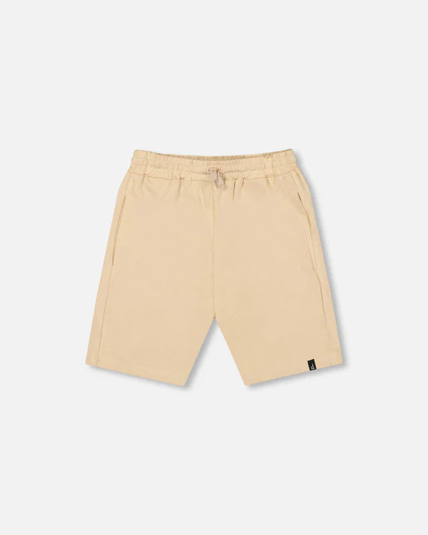 Deux Par Deux Organic Jersey Shorts - Warm Sand