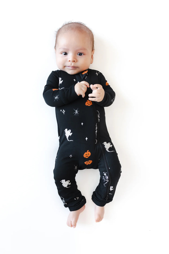 Kyte Baby Zippered Romper - Halloween Friends