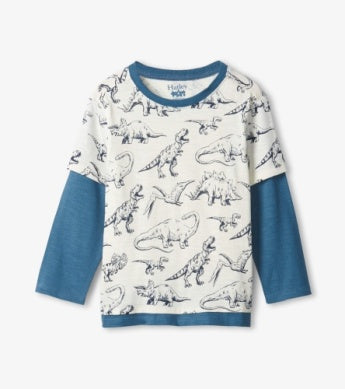 Hatley Sketchy Dino Fooler Tee