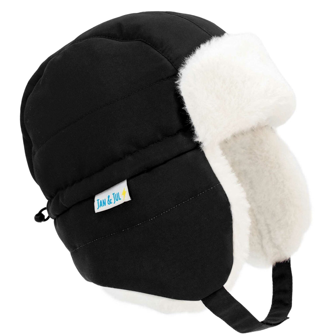 Jan &amp; Jul Toasty-Dry Trapper Winter Hat - Black
