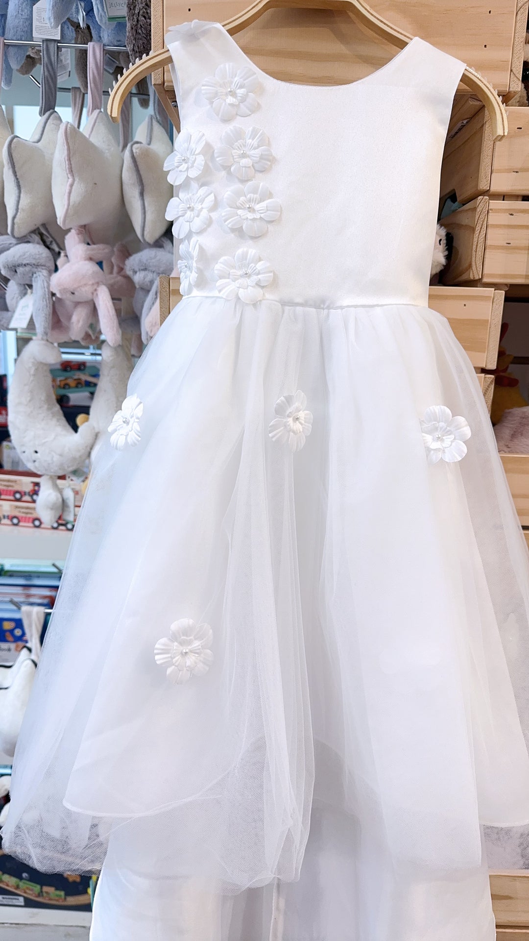 Jolene KD540 Infant Dress - White Jolene KD540 Infant Dress - White