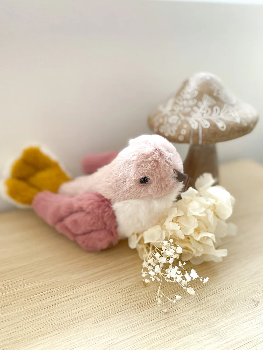 Mon Ami Plush Toy - Rose Finch Bird Mon Ami Plush Toy - Rose Finch Bird