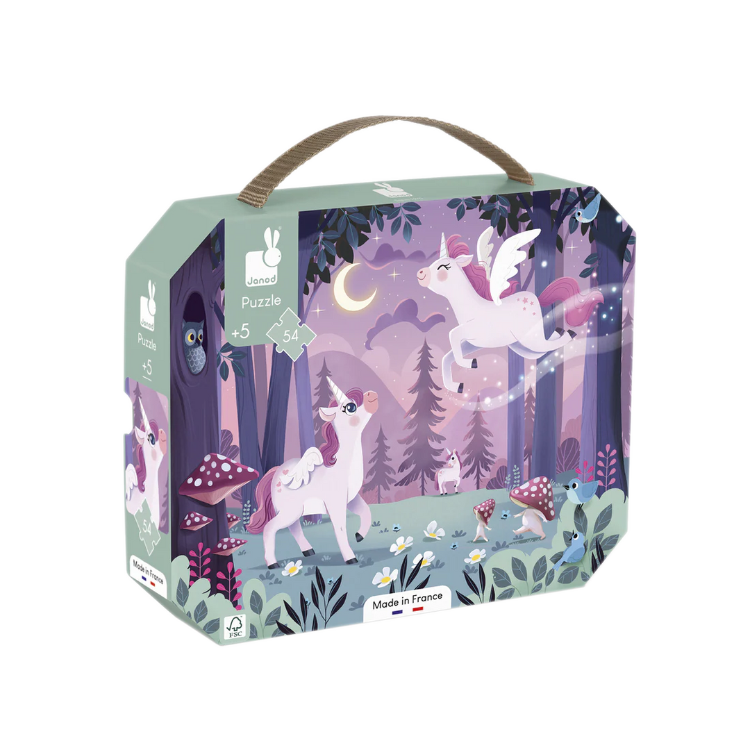 Janod 54pc Puzzle - Unicorns