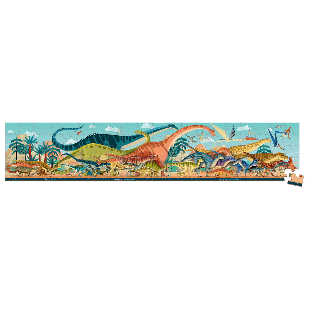 Janod 100pc Puzzle - Panoramic Dino