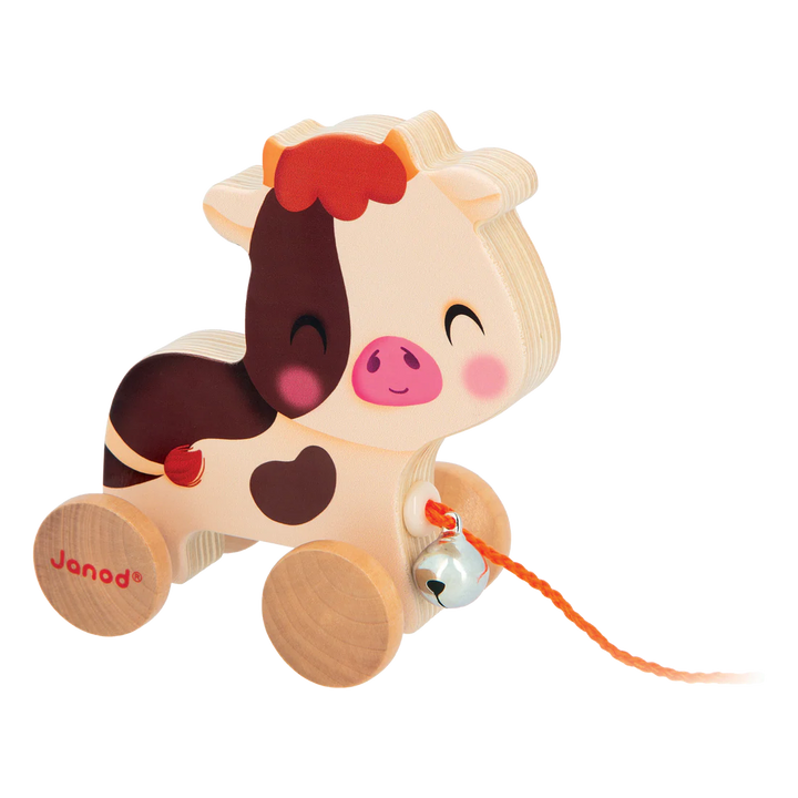 Janod Farm Pull-Along - Cow