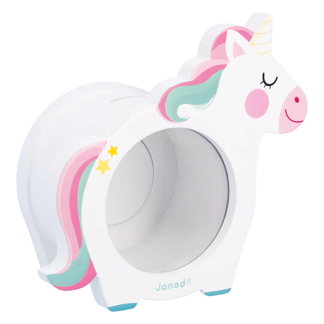 Janod Money Box - Unicorn