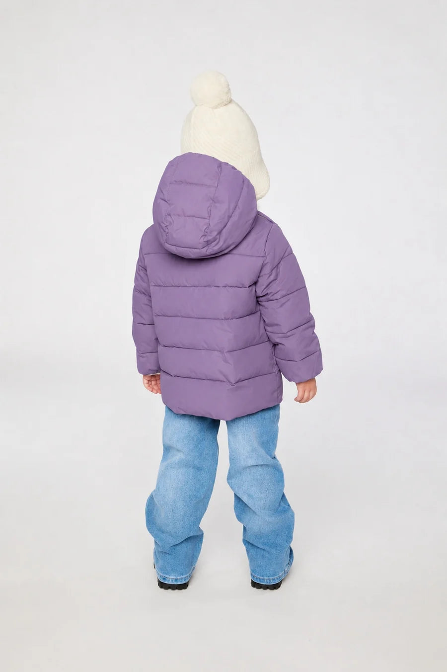Deux Par Deux Winter Jacket Car Seat Adaptable - Purple Haze/Violet