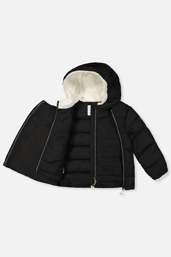 Deux Par Deux Winter Jacket Car Seat Adaptable - Black