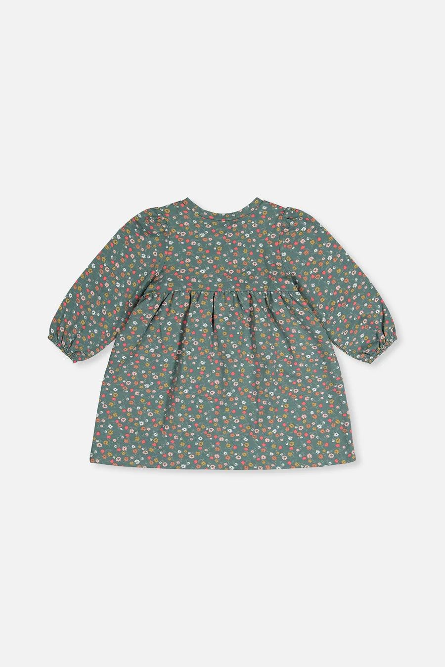 Deux Par Deux Organic Cotton Printed Dress - Ditsy Flower