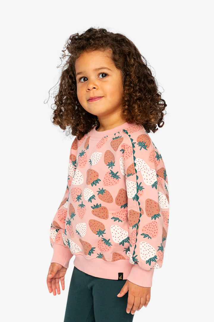 Deux Par Deux Sweatshirt - Big Strawberry