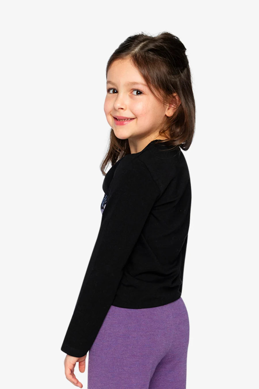 Deux Par Deux Organic Jersey T-Shirt - Anthracite/Black