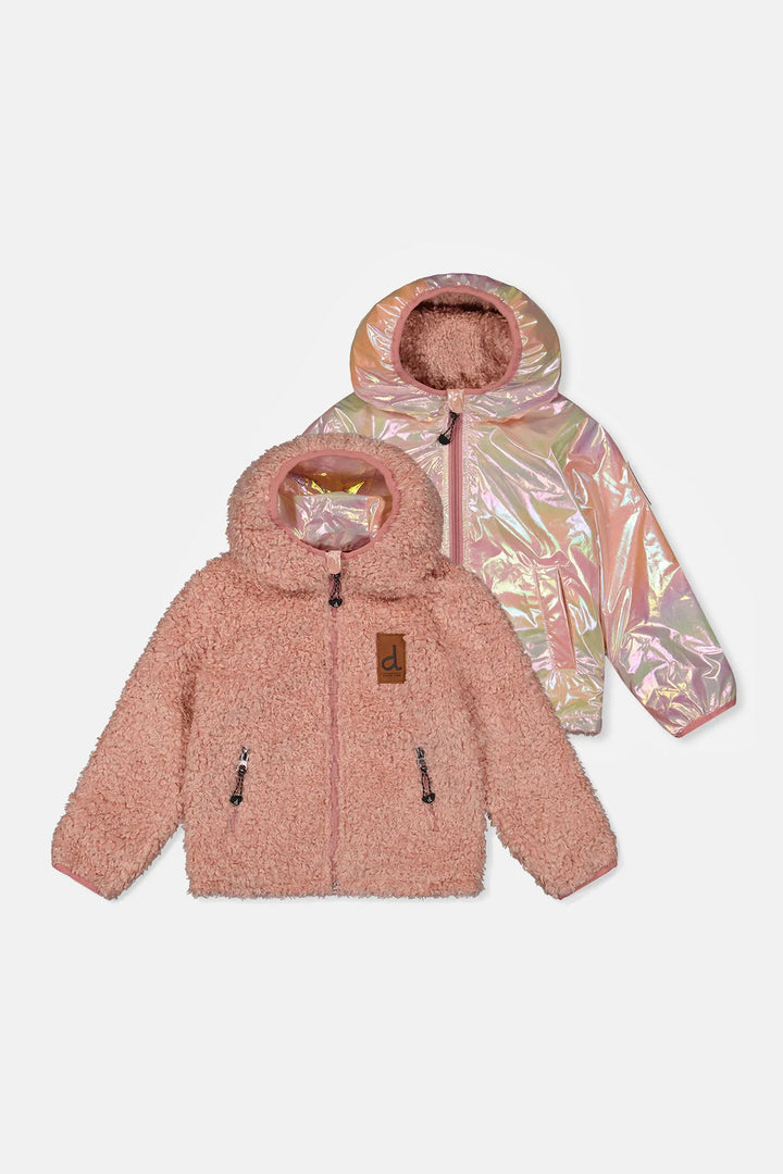 Deux Par Deux Reversible Mid-Season Jacket  Pink