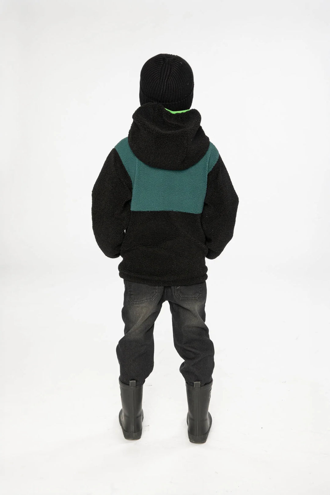 Deux Par Deux Reversible Mid-Season Jacket Black