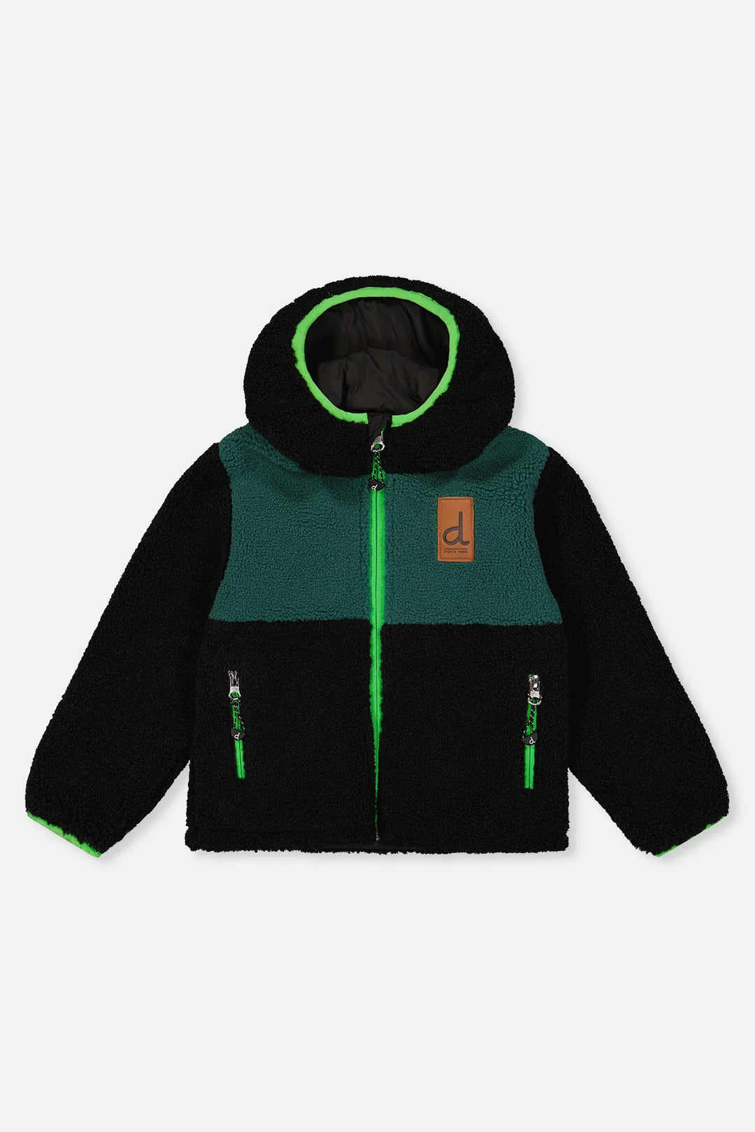 Deux Par Deux Reversible Mid-Season Jacket Black