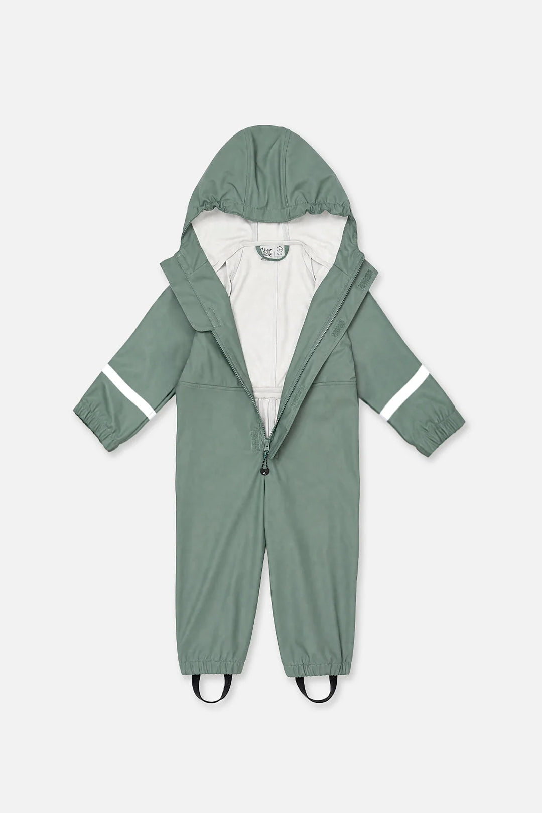Deux Par Deux Baby Rain Suit - Sage Green